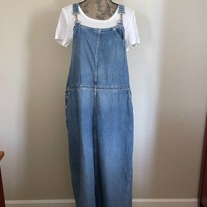 * SOLD* denim bib overall jumper dress